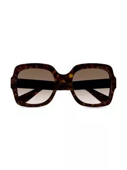 Минимальные квадратные солнцезащитные очки 54 мм Gucci