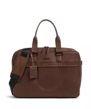 Минимальный портфель mason 15 дюймов из зерненой кожи Burkely, коричневый