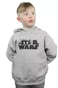 Минималистичная толстовка с логотипом Star Wars, серый