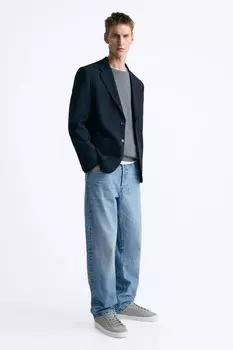 Минималистичные кроссовки на шнуровке ZARA, серый