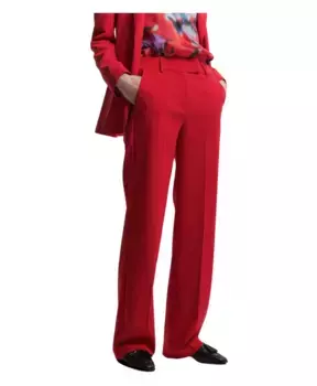 Минималистичные прямые брюки Kocca, красный