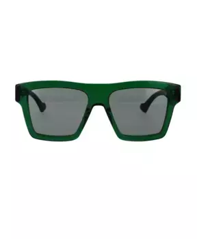 Минималистичные солнцезащитные очки gg0962s 010 Gucci, зеленый