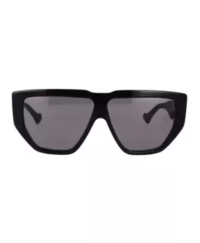 Минималистичные солнцезащитные очки gg0997s 002 Gucci, черный