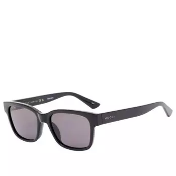 Минималистичные солнцезащитные очки Gucci Gucci Eyewear, черный