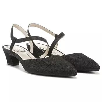 Минималистичные туфли-лодочки Lifestride, black rhinestone fabric