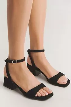 Минималистичные туфли на низком каблуке Simply Be, черный