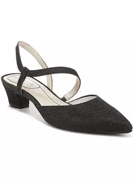 Минималистичные женские туфли с ремешками и острым носком на каблуке-слипе LifeStride, черный