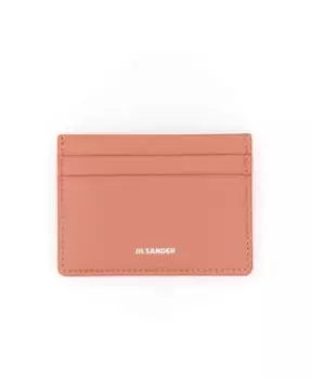 Минималистичный кошелек для карточек Jil Sander, красный