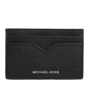 Минималистичный кошелек для карточек Michael Kors, черный