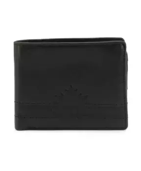 Минималистичный кошелек с отделением для кредитных карт и отделением для монет Lumberjack, черный