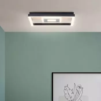 Минималистичный светодиодный потолочный светильник с деревом, 28 х 30 см, 2600 лм, 3000 К Lightbox, черный