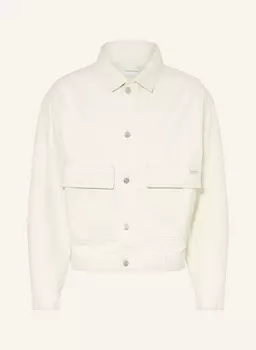 Минималистская джинсовая куртка дальнобойщика Calvin Klein Jeans, бежевый