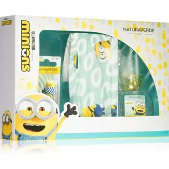 Minions Gift Set Neck Warmer Eau De Toilette Natural Spray 50ml Lip Balm