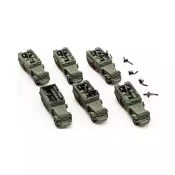 Минометоносцы M4A1 MMC №3, WWII Micro Armour - United States - Loose Miniatures (1:285)