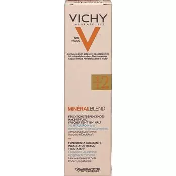 MINRALBLEND увлажняющий флюид для макияжа 12 сиены VICHY, 30 ml