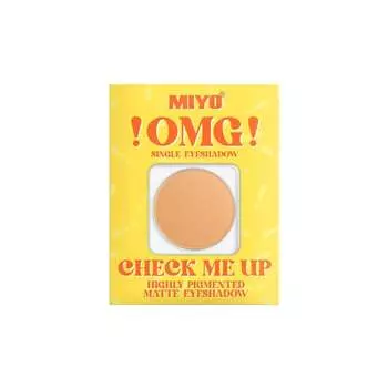 Миё, !ОМГ! Высокопигментированные матовые тени для век Check Me Up, 13 Cinnamon, 1,3 г Miyo