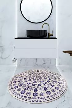 Миёльнир, Венеция- CHL4241, разноцветный, коврики для ванной, 700 г/м, 100% бархатная ткань Mijolnir, мультиколор