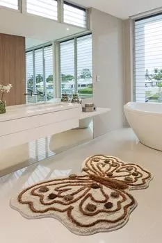 Миёлнир, Келебек- ALS1007, разноцветный, коврики для ванной, 1450 г/м, 100% полиакрил Mijolnir, мультиколор