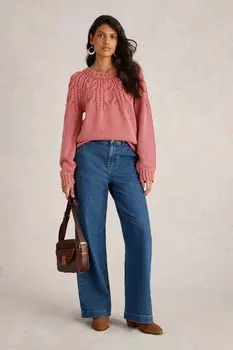 Мия кабельный джампер White Stuff, розовый