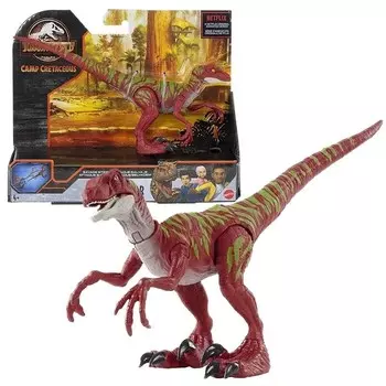 Мир Юрского периода Динозавры Дикая атака Велоцираптор Игрушка Динозавр для детей Jurassic World