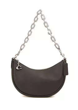 Mira черная женская кожаная сумка через плечо Coach