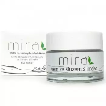 Mira Cream Питательный увлажняющий крем со слизью, New