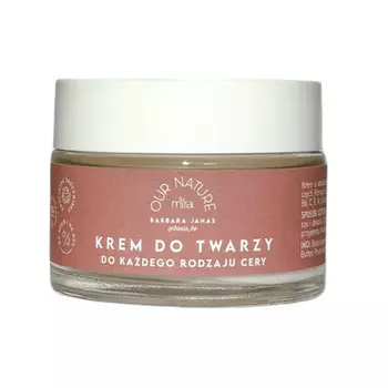 Mira, Крем для лица Our Nature By Basia, 50 г