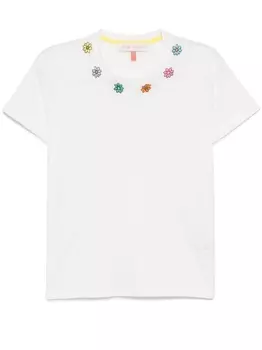 Mira Mikati футболка с вышивкой, белый