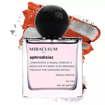 Miraculum Aphrodisiac Eau De Parfum для женщин 50 мл - черная смородина с акцентами розового перца и жасмина, Miraculum 1924