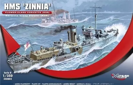 Mirage, HMS Zinnia Flower Class Corvette, Набор моделей, 12+