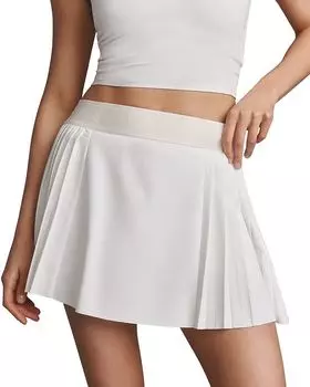 "Мираж" плиссированная юбка-шорты Rhone, белый