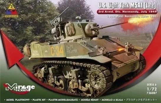 Мираж, США Легкий танк M5A1 LATE 4-й танковой дивизии, Нормандия, 1944 г. Операция «Кобра», 14+ Mirage