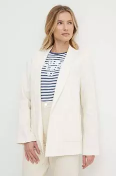 МИРКА льняная блейзер Pepe Jeans, бежевый