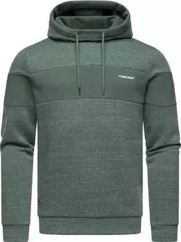 Мирная толстовка с капюшоном Ragwear, зеленый