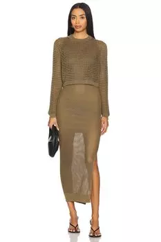 Miro платье Allsaints, fir green