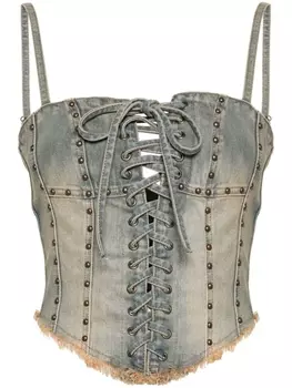 MISBHV джинсовый топ Lara, синий