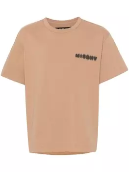 MISBHV футболка с логотипом, коричневый