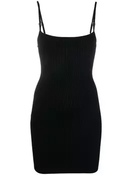 MISBHV платье мини в рубчик, черный