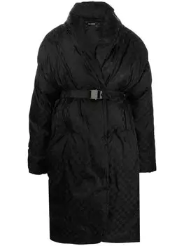 MISBHV пуховик с монограммой, черный