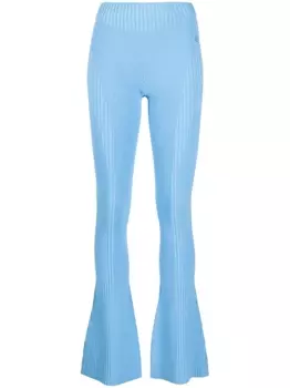 MISBHV расклешенные трикотажные брюки, синий