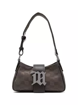 MISBHV сумка на плечо с монограммой, коричневый