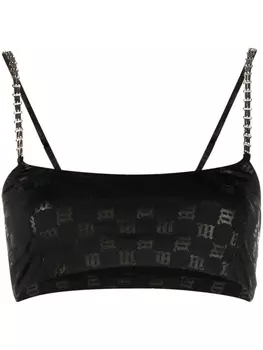 MISBHV топ-бралетт с монограммой, черный