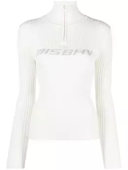 MISBHV топ с логотипом, белый