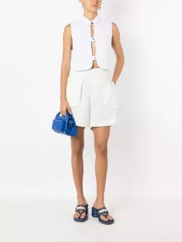 MISCI укороченный жилет Helena, белый