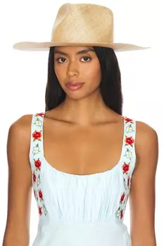 Миша шапка Janessa Leone, бежевый