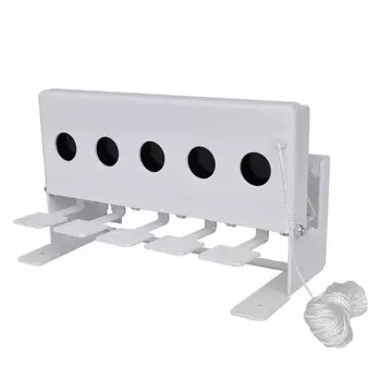 Мишень для стрельбы по биатлону, 5 лунок vidaXL