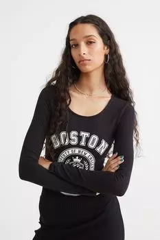Мишки с принтом H&amp;M, черный/бостон
