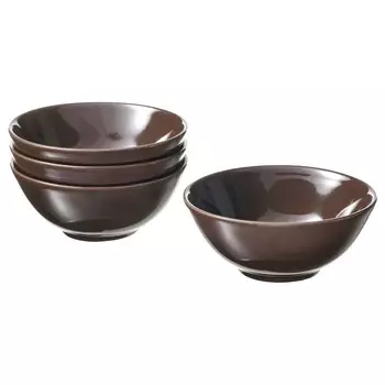Миска, блестящая коричневая, 12 см, FRGKLAR IKEA