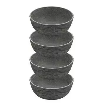 Миска club bowl recycle (набор из 4 шт.) Koziol, серый