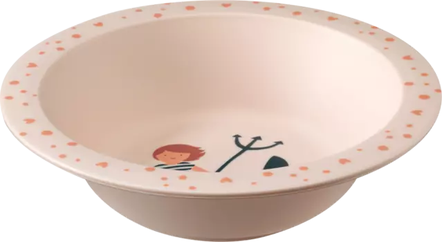 Миска из полипропилена розового цвета 1 шт. babylove